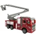 Camion dei pompieri con cestello elevatore telecomandato RC in scala 1/30, 22 cm