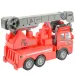 Camion dei pompieri con gru telecomandato RC con effetti luminosi, scala 1/43, 27 MHz, 20 cm