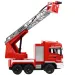 Camion dei pompieri con piattaforma aerea telecomandata RC con idrante, scala 1/24, 27 MHz, 30 cm