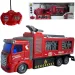 Camion dei pompieri telecomandato RC con effetti luminosi in scala 1/48, 19 cm
