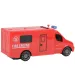 Camion dei pompieri telecomandato RC con effetti luminosi, scala 1/30, 20 cm
