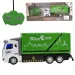 Camion della spazzatura telecomandato RC con luci 1/48 27MHz 20cm immagine 1