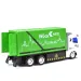 Camion della spazzatura telecomandato RC con luci 1/48 27MHz 20cm immagine 3
