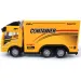 Camion portacontainer telecomandato RC con effetti luminosi 27MHz in scala 1/14