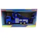 Camion rimorchio della polizia a volano 30 cm