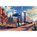 Camion sulla strada puzzle da 160 pezzi - Trefl