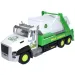 Camion trasportatore di container telecomandato RC di colore verde con luci