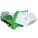 Camion trasportatore di container telecomandato RC di colore verde con luci