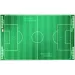 Campo da calcio da tavolo 55x90 cm, con set di adesivi per squadre in omaggio nel contenitore.