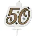Candela di compleanno a forma di numero - numero 50