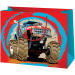 Cardex: Sacchetto regalo di medie dimensioni con auto Monster Truck 17,8x10x23cm