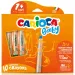 Carioca: set di 10 pastelli a cera 3 in 1 per bambini
