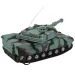Carro armato M1 Abrams con telecomando RC, mimetico, con luci e suoni, scala 1/32, 22 cm