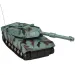 Carro armato M1 Abrams con telecomando RC, mimetico, con luci e suoni, scala 1/32, 22 cm