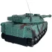 Carro armato M1 Abrams con telecomando RC, mimetico, con luci e suoni, scala 1/32, 23 cm