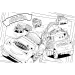 Cars 2 in 1 maxi puzzle da 2x12 pezzi e album da colorare - Lisciani