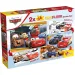 Cars 2 in 1 maxi puzzle da 2x24 pezzi e album da colorare - Lisciani