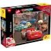 Cars 2 in 1 puzzle da 108 pezzi e album da colorare 70x50 cm - Lisciani