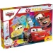 Cars 2 in 1 puzzle da 24 pezzi e album da colorare 35x25 cm - Lisciani
