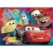Cars 2 in 1 puzzle da 24 pezzi e album da colorare 35x25 cm - Lisciani