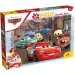 Cars 2 in 1 puzzle da 24 pezzi e album da colorare 50x35cm - Lisciani