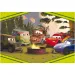 Cars 2 in 1 puzzle ecologico da 60 pezzi e album da colorare 70x50cm - Lisciani