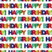 Carta da regalo "Happy Birthday!" 100x70 cm