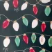 Carta da regalo con motivo di luci natalizie 200x70cm