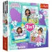 Casa delle bambole di Gabi: Attività 3 in 1 puzzle - Trefl