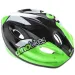Casco nero-verde
