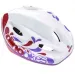 Casco rosa-bianco