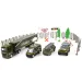 Chariot Die-Cast: Set di veicoli militari in metallo con accessori in due varianti