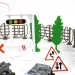 Chariot Die-Cast: Set di veicoli militari in metallo con accessori in due varianti