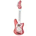 Chitarra elettrica giocattolo di colore rosso da 66 cm
