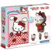 Clementoni: Hello Kitty 2 in 1 puzzle da 104 pezzi e figura modello
