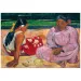 Collezione Museo: Gauguin - Donne di Tahiti sulla spiaggia puzzle da 1000 pezzi con poster - Clementoni