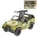 Combat Force 9: Veicolo militare con soldato e armi 22cm