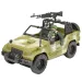 Combat Force 9: Veicolo militare con soldato e armi 22cm