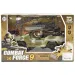 Combat Force 9: Veicolo militare con soldato e armi 22cm
