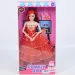 Comely Girl bambola fashion da 28 cm con abito da sera rosso e accessori