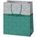 Con affetto! Elegante borsa regalo di grandi dimensioni con intarsi dorati 26x13x33cm.