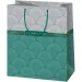 Con affetto! Elegante borsa regalo di grandi dimensioni con intarsi dorati 33x15x44cm.