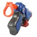 Cool Soft Bullet Gun: Piccola pistola spara proiettili in schiuma con munizioni di colore blu, 14 cm