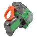 Cool Soft Bullet Gun: Piccola pistola spara proiettili in schiuma con munizioni di colore verde, 14 cm