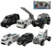 Cops Die-Cast: Set di 6 macchinine della polizia