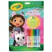 Crayola: Colore e Attività - Casa delle bambole di Gabi con 7 pennarelli