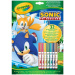 Crayola: Sonic, il riccio - libro da colorare e attività