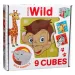 Cubo di fiabe con animali 9 pezzi