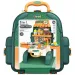 Cucina giocattolo nello zaino con 3 in 1, 21 pezzi