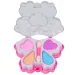 Cute Girl: Set di trucco con palette a forma di fiore e farfalla e accessori